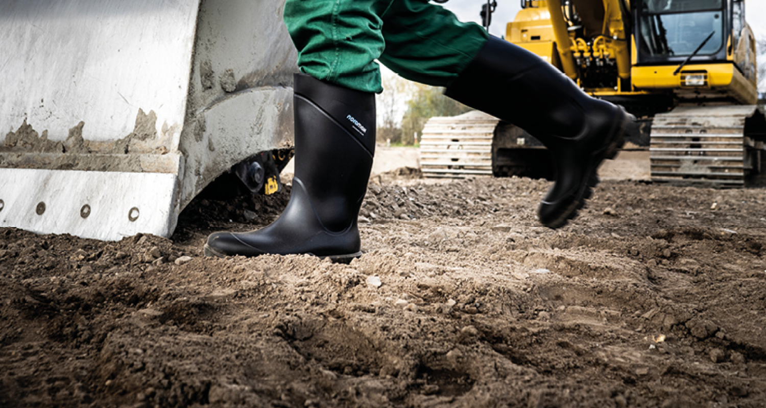 Gommaforte™: caucho nitrílico de alto rendimiento en botas Nora